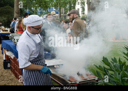 Der Chap-Olympiade Bedford Square London UK. HOMER SYKES Stockfoto