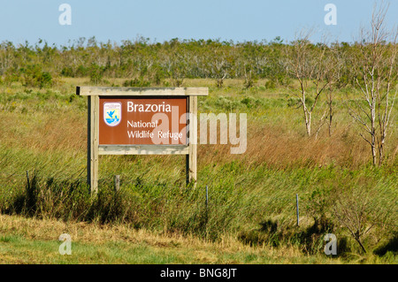 Texas. Bazoria national Wildlife Refuge. Stockfoto