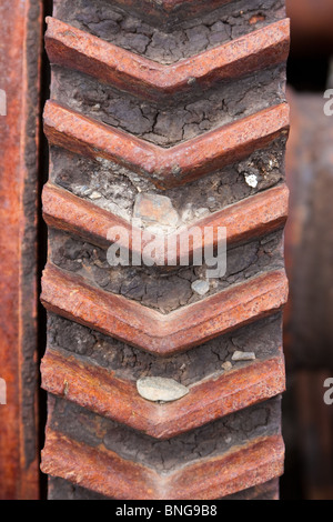 Rostenden Altgeräte in die verlassene Walfangstation in Grytviken, in Süd-Georgien Stockfoto