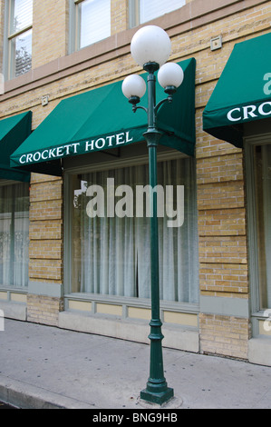 Texas, San Antonio. Crockett Hotel. Stockfoto