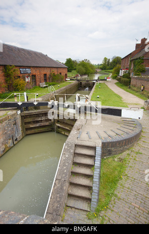 Braunston Marina, der Kreuzung der Grand Union & Oxford Kanäle, in der Nähe von Daventry, Northampton, England. Stockfoto