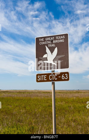 Texas, Padre Island. Padre Island National Seashore. Stockfoto