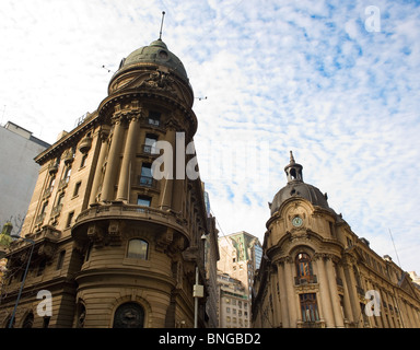 Santiago de Chile-Börse-Gebäude und Finanzviertel Stockfoto