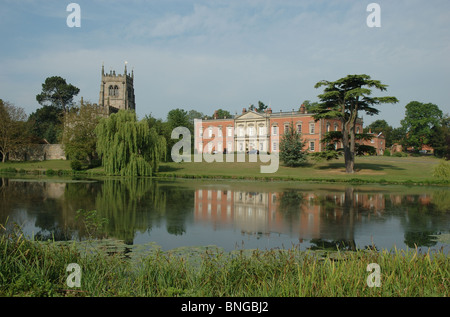 Staunton Harold Hall und Kirche, Leicestershire, England, UK Stockfoto