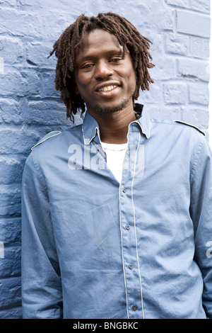 Emmanuel Jal sudanesischer Musiker und ehemaliger Kindersoldat Stockfoto