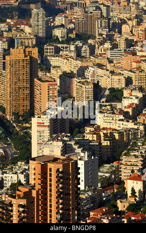 Das urbane Labyrinth von Monte Carlo, Fürstentum Monaco Stockfoto