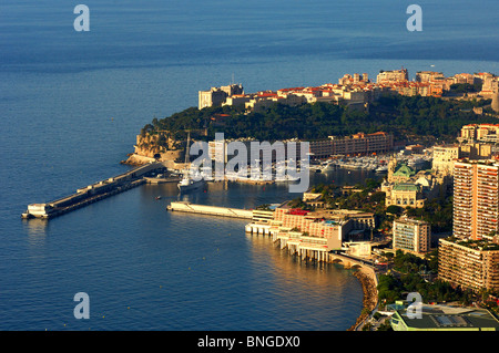 Eingang zum Hafen Hercule, Monte Carlo, Monaco Stockfoto