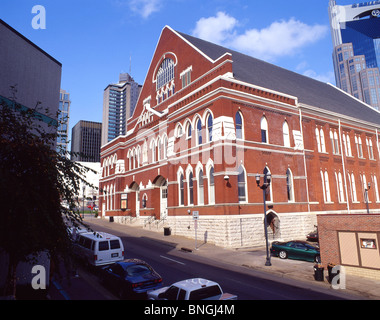 Ryman Auditorium (Original Grand Ol Oprey Hall), Nashville, Tennessee, Vereinigte Staaten von Amerika Stockfoto