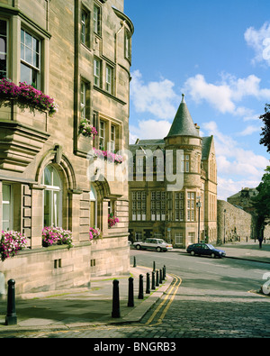 Öffentliche Bibliothek und kommunalen Gebäuden Stirling, Schottland Stockfoto