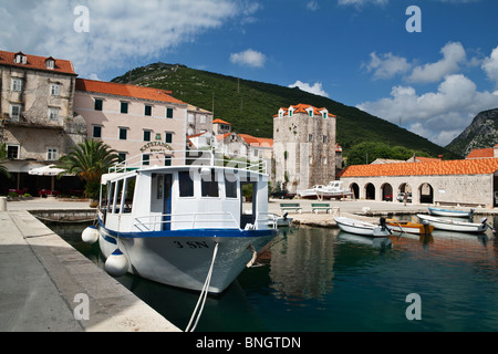 Mali Ston Halbinsel Peljesac Dalmatien Kroatien Stockfoto