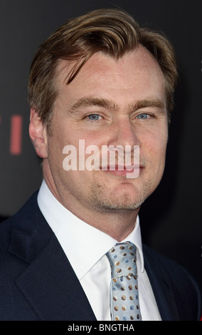 CHRISTOPHER NOLAN INCEPTION LOS ANGELES PREMIERE LOS ANGELES Kalifornien USA 13. Juli 2010 Stockfoto