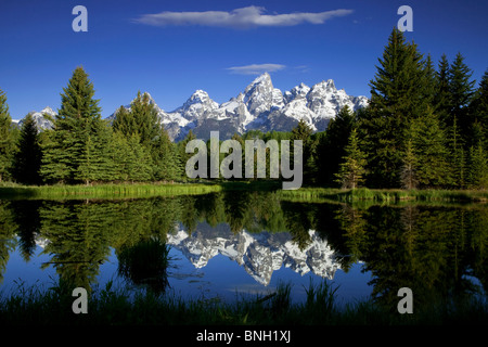 Berg-Reflexionen Stockfoto
