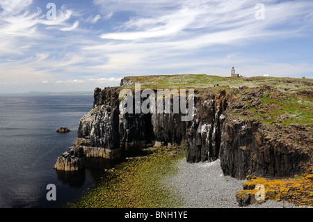 Blick auf den Leuchtturm, der Isle of May, Fife, Schottland Stockfoto