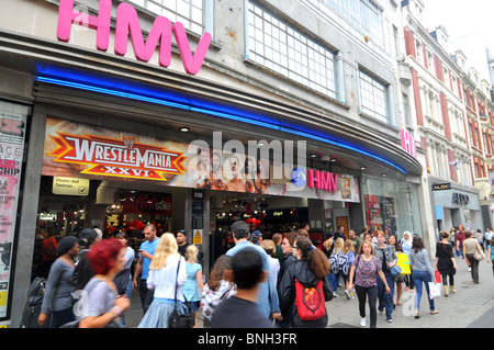 HMV Shop, Oxford Street, London, England Stockfoto