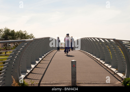 Doon Flussbrücke Stockfoto