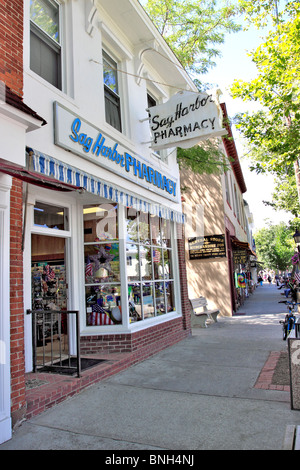 Main St. Sag Harbor Long Island NY Stockfoto