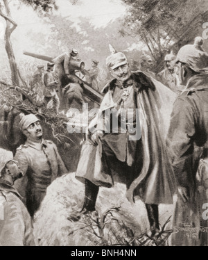 Wilhelm II., 1859 bis 1941. Deutscher Kaiser und König von Preußen. Stockfoto