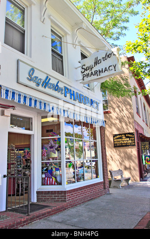 Main St. Sag Harbor Long Island NY Stockfoto