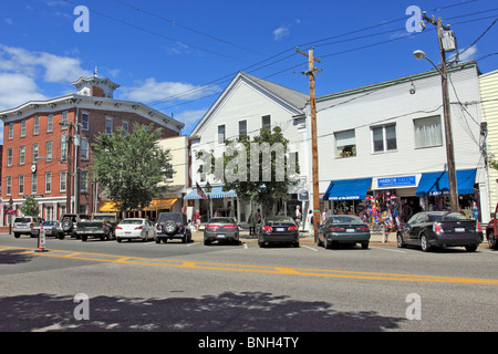 Main St. Sag Harbor Long Island NY Stockfoto