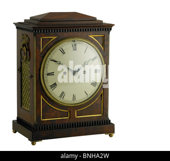 Englische Bracket-clock Stockfoto