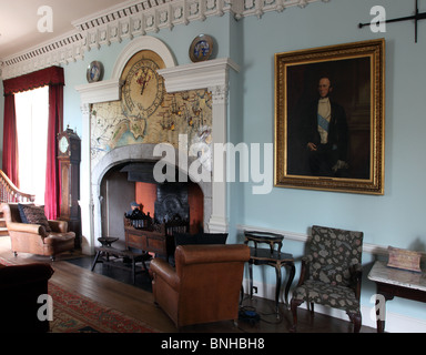 Howth Castle Kamin, Portrait, 3. Earl Howth Stockfoto