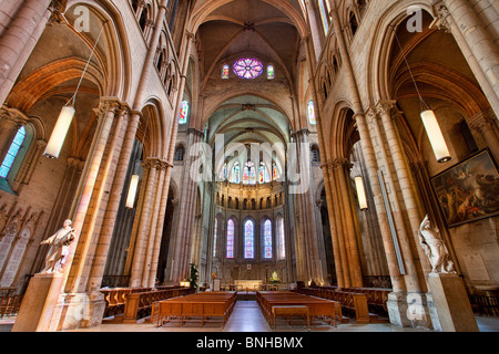 Europa, Frankreich, Rhone (69), Lyon, Saint-Jean-Kathedrale Stockfoto