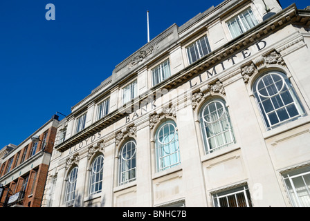 Lloyds TSB Bank plc Gebäude in Gentlemans Spaziergang, Norwich, Norfolk, England Stockfoto