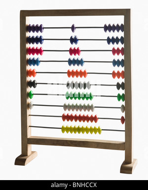 Nahaufnahme von einem Abakus Stockfoto