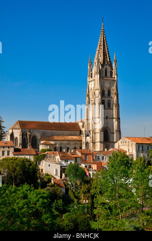 Europa, Frankreich, Charente-Maritime (17), Saintes, Saint-Eutrope Kirche, einen Stopp auf dem Weg von Compostela Stockfoto