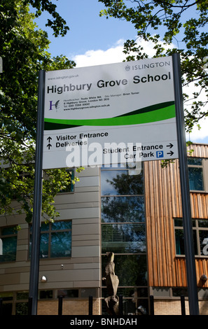 Highbury Grove School, North London - bewertet durch OFSTED Stockfoto