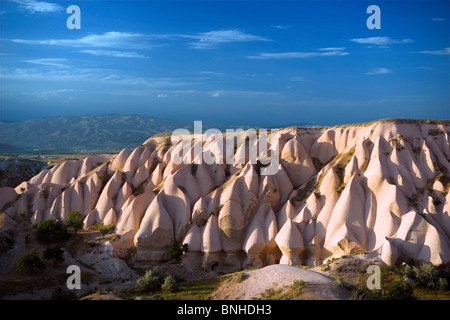 Türkei Juni 2008 Kappadokien Göreme Nationalpark UNESCO Weltkulturerbe Region Erosion Landschaft Landschaft Tuff Gestein vulkanischen Ursprungs Stockfoto