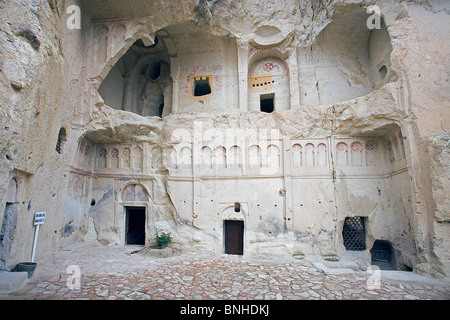 Stadt der Türkei Juni 2008 Kappadokien Göreme Nationalpark UNESCO Welt Kulturerbe Website Region Göreme Open Air Museum Karanlik Kilise Stockfoto