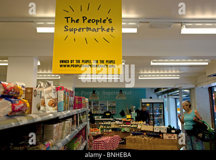 Die Menschen Supermarkt, Holborn, London Stockfoto