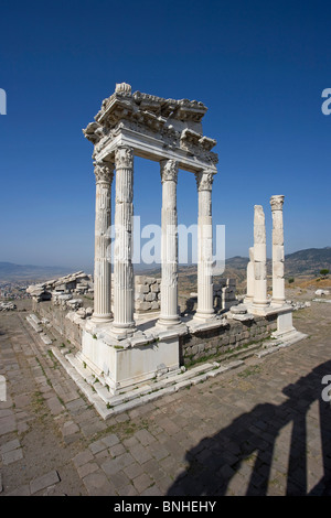 Türkei Juni 2008 Pergamon Stadt Pergamon antiken Stadt antiken Stätte historische Ruine Ruinen hellenistischen griechisch römische Geschichte Akropolis Stockfoto