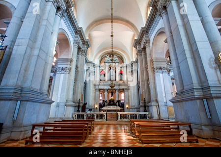 Europa, Italien, Venezia, Venedig, als Weltkulturerbe der UNESCO, Kirche San Giorgio Maggiore aufgeführt Stockfoto