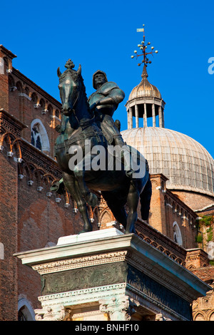 Venedig, Alessandro Leopardi Basilika Campo San Giovanni e Paolo Stockfoto