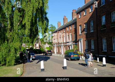 Fähre Lane in Kathedrale nahe, Norwich, Norfolk, England Stockfoto