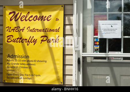 Texas, McAllen. NABA International Butterfly Center. Stockfoto