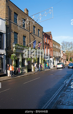 Szenen aus der Dorf von Windsor in Großbritannien Stockfoto