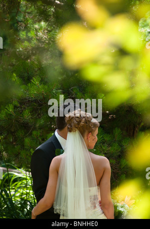 Braut und Bräutigam Stockfoto