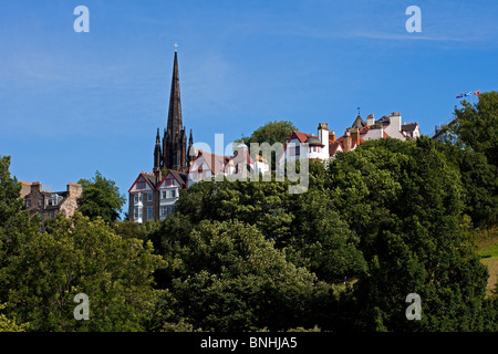 Ramsay Gardens, Edinburgh Schottland Großbritannien Europa Stockfoto