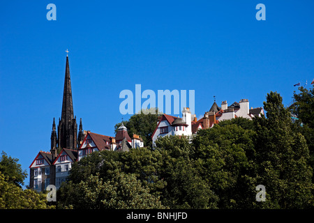 Ramsay Gardens, Edinburgh Schottland Großbritannien Europa Stockfoto