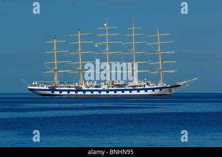 Royal Clipper Star Clippers Segeln Schiff Segler Segeln Urlaub Urlaub Kreuzfahrtschiff Caribbean Stockfoto