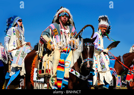 USA Crow Fair Indian Pow Wow Crow Agentur Montana Powwow Native Americans amerikanische Eingeborene First Nation Indianer Kultur treffen Stockfoto