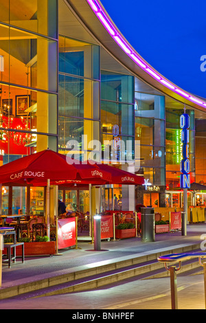 Liverpool One Shopping Mall Komplex Liverpool England UK in der Dämmerung Stockfoto