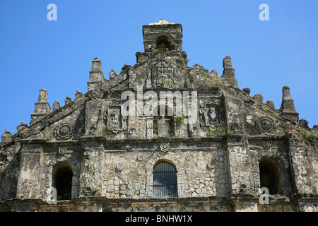 Philippinen Asien Luzon Kirche Insel Provinz Ilocos Norte Saint Agustine Kirche Paoay Laoag Stadtkultur Stockfoto