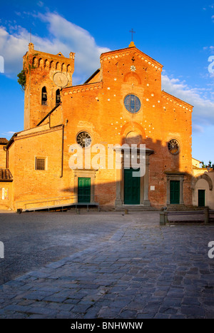 Der Dom in der Altstadt von San Miniato, Toskana Italien Stockfoto