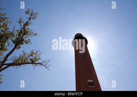 Kleinen Sable Point Leuchtturm in der Nähe von Ludington, Michigan Stockfoto