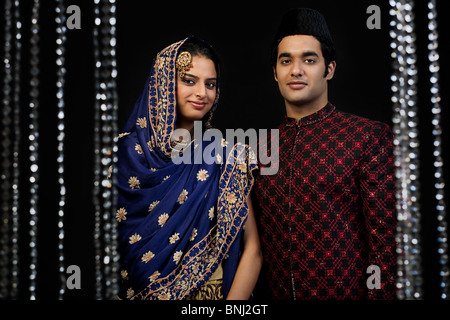 Porträt eines muslimischen Paares Stockfoto
