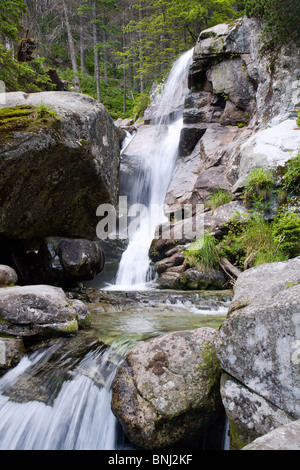 Hohe Tatra - Wasserfälle - Studenovodske Vodopady - Slowakei Stockfoto